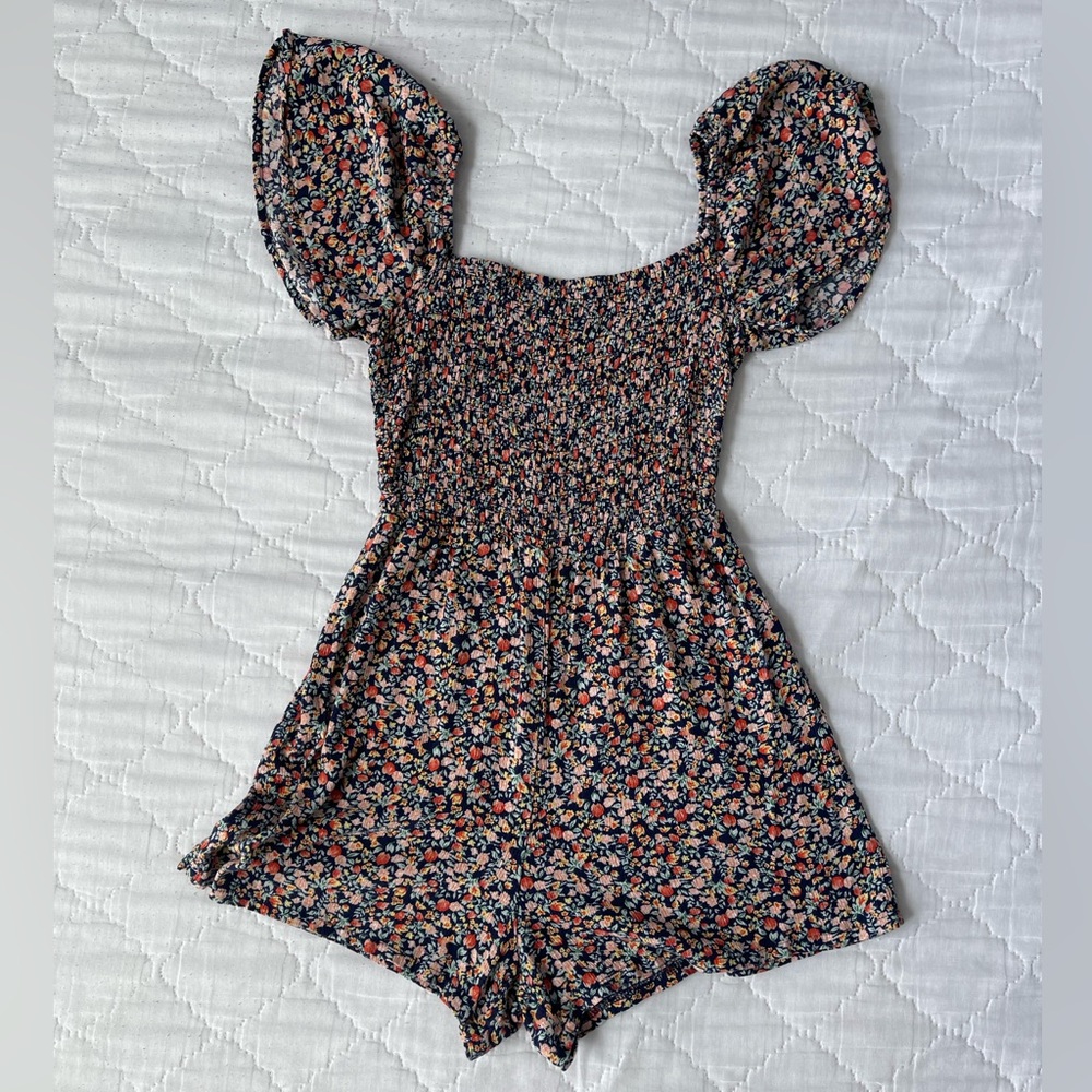 Lilly Rose Floral Spring Romper